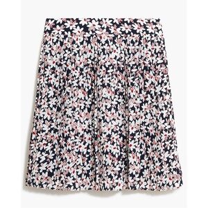 J. Crew Factory | NWT Floral Pleated Mini Skirt